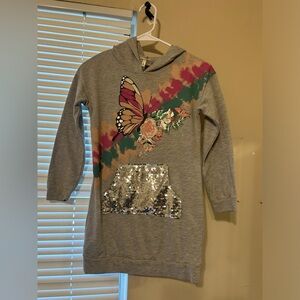 girls pullover along sweater size small or 6/7